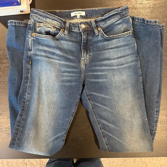 RE/DONE
MIDRISE BABY - BOOTCUT JEANS - AZZURRO - Picture 4 of 12